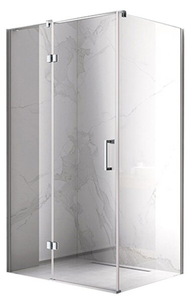 BPS-koupelny Obdélníkový sprchový kout ZES KZ02D 120x80 chrom/transparent - bez vaničky