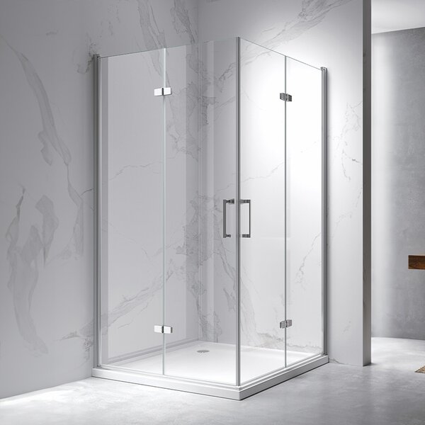 BPS-koupelny Obdélníkový sprchový kout ZES KZ13B 110x90 chrom/transparent - bez vaničky