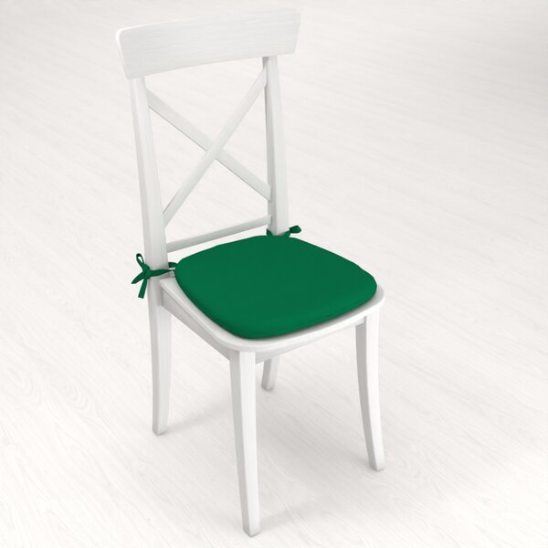 Biante Oblý podsedák Rongo RG-056 Zelený - 39x37x3 cm