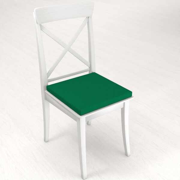 Biante Čtvercový podsedák Rongo RG-056 Zelený - 38x38x3 cm