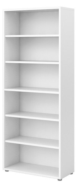 Bílá modulární knihovna 89x222 cm Prima – Tvilum