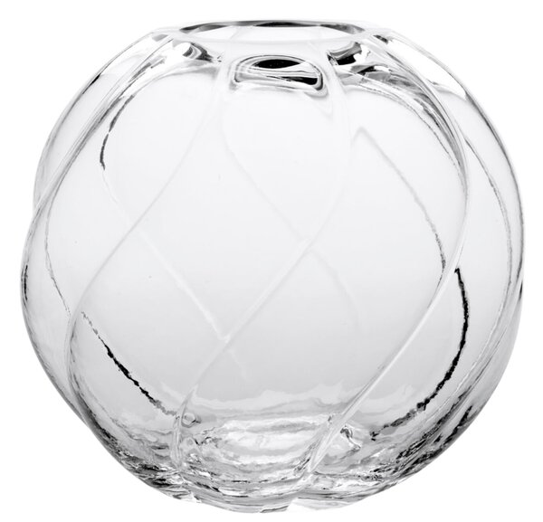COOEE Design Skleněná váza Twist Clear - 20 cm CED516