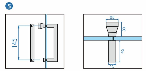 BPS-koupelny Obdélníkový sprchový kout ZES KZ103 BL 90x80 černá/transparent - bez vaničky
