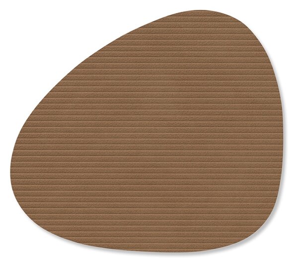 LIND DNA Podložka Curve Glass - Corduroy Brown LND233