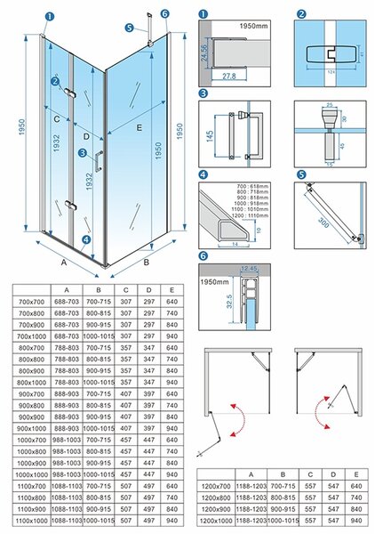 BPS-koupelny Obdélníkový sprchový kout ZES KZ20E 110x80 chrom/transparent - bez vaničky