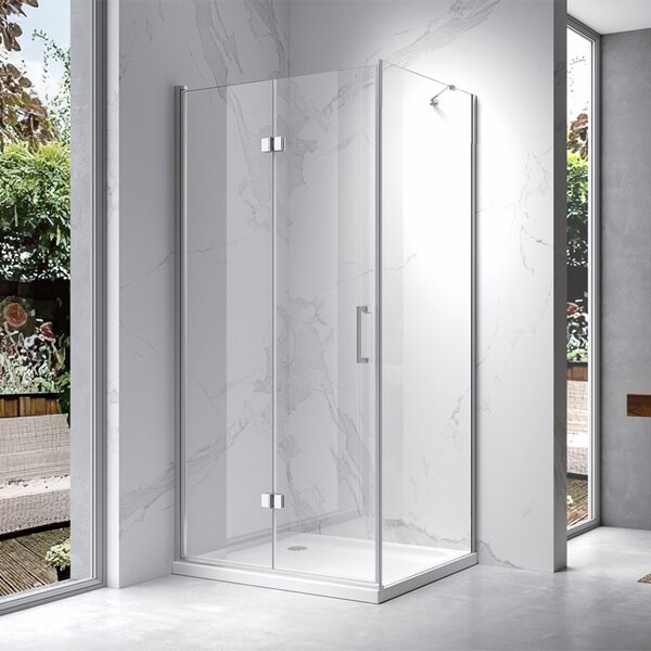 BPS-koupelny Obdélníkový sprchový kout ZES KZ20D 100x80 chrom/transparent - bez vaničky