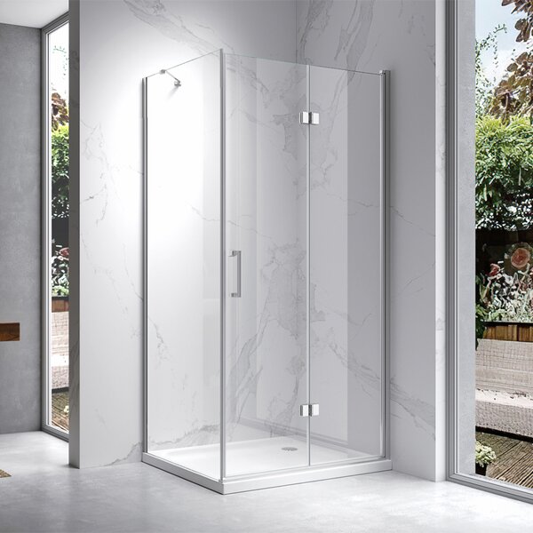 BPS-koupelny Obdélníkový sprchový kout ZES KZ20D 100x80 chrom/transparent - bez vaničky