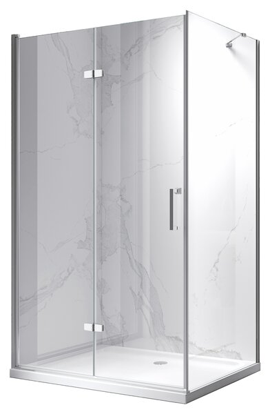 BPS-koupelny Obdélníkový sprchový kout ZES KZ20E 110x80 chrom/transparent - bez vaničky