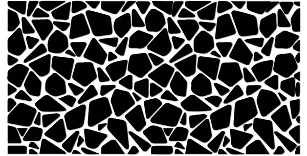 Zrcadlová nálepka na zeď - SERAFIN: Zrcadlo Silver Plexisklo 30 x 15 cm 2870-9336 OX003-WALL-STICKERS HEU-