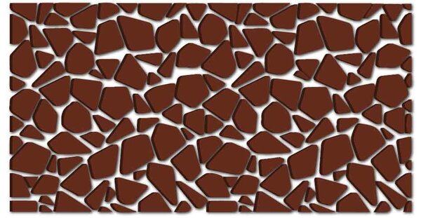Zrcadlová nálepka na zeď - SERAFIN: Zrcadlo Silver Plexisklo 30 x 15 cm 2870-9336 OX003-WALL-STICKERS HEU-