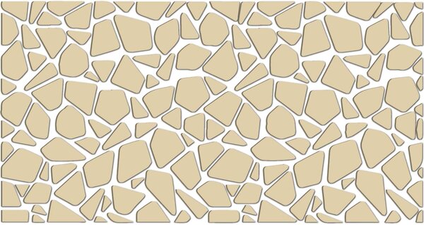 Zrcadlová nálepka na zeď - SERAFIN: Zrcadlo Silver Plexisklo 30 x 15 cm 2870-9336 OX003-WALL-STICKERS HEU-