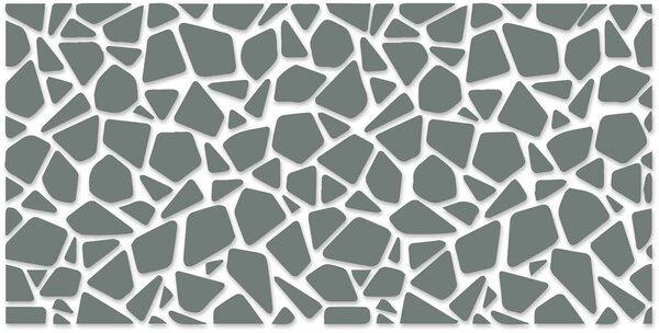 Zrcadlová nálepka na zeď - SERAFIN: Zrcadlo Silver Plexisklo 30 x 15 cm 2870-9336 OX003-WALL-STICKERS HEU-