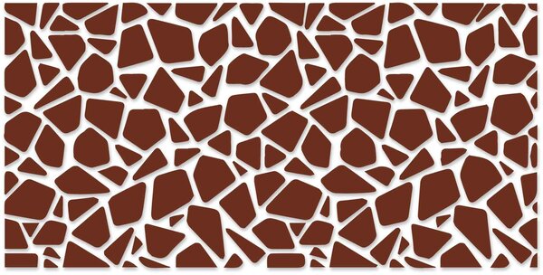 Zrcadlová nálepka na zeď - SERAFIN: Zrcadlo Silver Plexisklo 30 x 15 cm 2870-9336 OX003-WALL-STICKERS HEU-