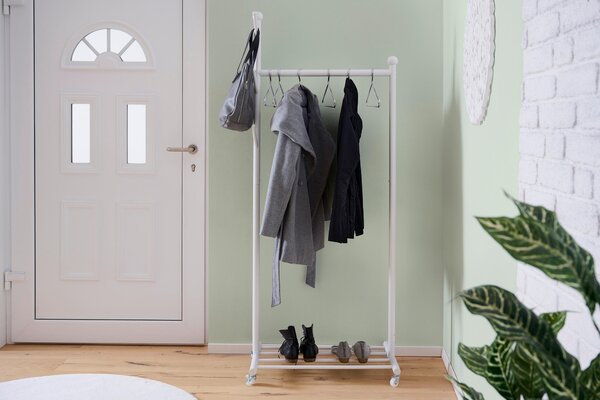 POJÍZDNÝ ŠATNÍ STOJAN, 68/170/43 cm PBJ, Online Only