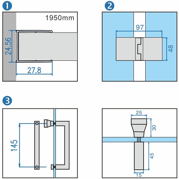 BPS-koupelny Obdélníkový sprchový kout ZES KZ12A GL BR 90x80 zlatá kartáčovaná/transparent - bez vaničky