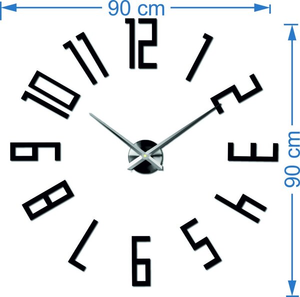 SENTOP | Nástěnné hodiny na zeď, vlastní výroba, hodiny vyrobené z plastu X0054- MODEL 12P analogové