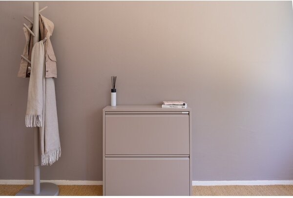 Taupe kovový výklopný botník 75x77,5x22,5 cm Billy – Spinder Design