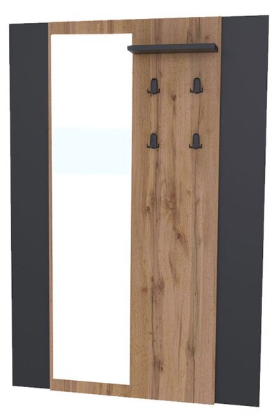 Předsíňová sestava 1.8 m dub wotan / černý Amino