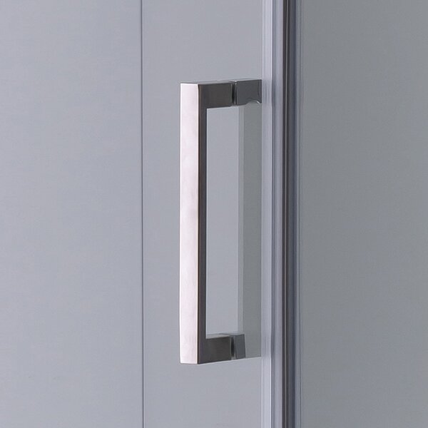 BPS-koupelny Čtvercový sprchový kout ZES KZ1190A 80x80 chrom/transparent - bez vaničky