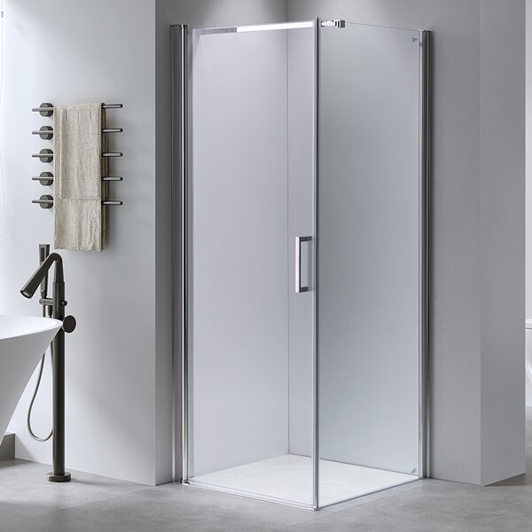 BPS-koupelny Čtvercový sprchový kout ZES KZ1190A 80x80 chrom/transparent - bez vaničky