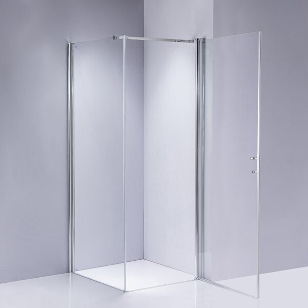 BPS-koupelny Čtvercový sprchový kout ZES KZ1190A 80x80 chrom/transparent - bez vaničky