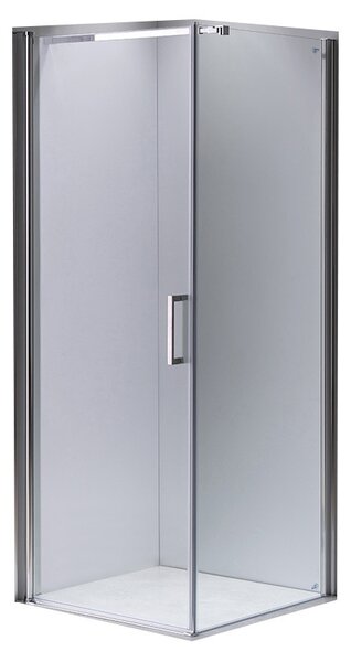 BPS-koupelny Čtvercový sprchový kout ZES KZ1190A 80x80 chrom/transparent - bez vaničky