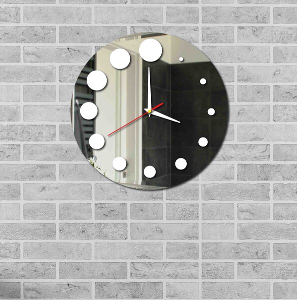 Nástěnné hodiny do kuchyně kulaté | HANZREFT: Černá Ral 9005 Černé ručičky 30 cm 3052-13263 X0030-3D HEU-