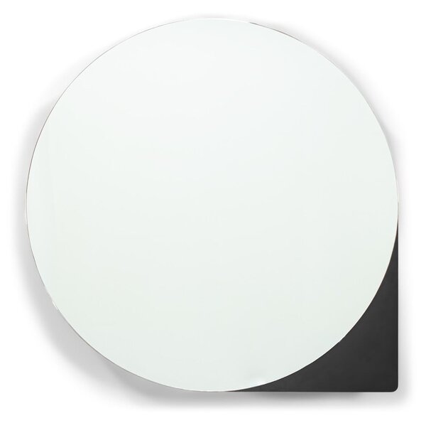 Černá kovová závěsná/se zrcadlem koupelnová skříňka 55x55 cm Sonnet – Spinder Design