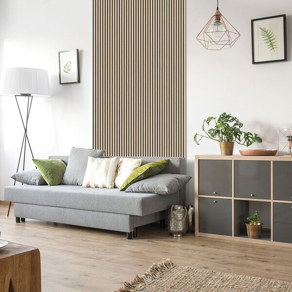 Akustický obkladový panel Jangal Smart - Light Oak - 10004, 2440 x 610mm, 6ks, 8,784m²