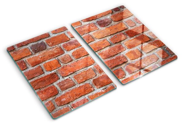 Skleněné krájecí prkénko Cihlová zeď ddk-nr-wm-00007871