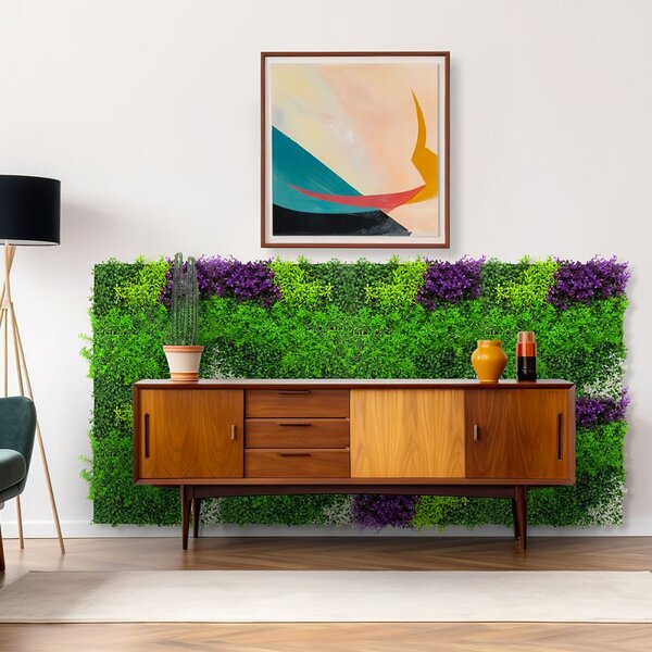 Jangal Modular Wall Design Flora VIOLET MIXED FLORA 11116, 520 x 520mm, 0,2704m²