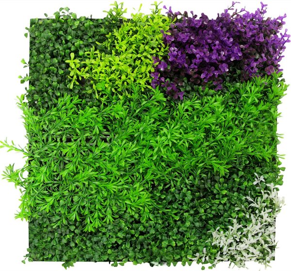 Jangal Modular Wall Design Flora VIOLET MIXED FLORA 11116, 520 x 520mm, 0,2704m²