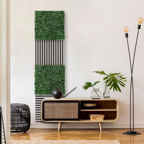 Jangal Modular Wall Design Flora Dark Green Design Buxus 11113, 520 x 520mm, 0,2704m²