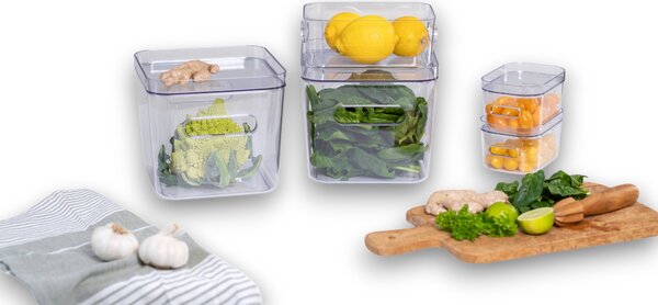 SMARTSTORE Organizér CompactClear, 0,6l (mini), 9,5 x 9,5 x 10,2 cm