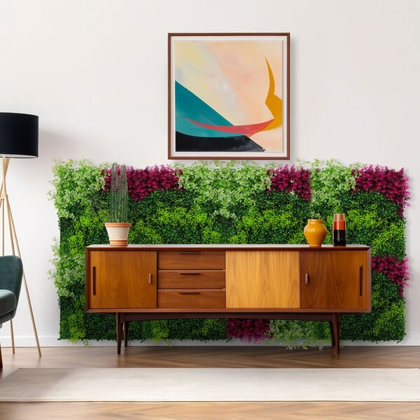 Jangal Modular Wall Design Flora PINK MIXED FLORA 11119, 520 x 520mm, 0,2704m²