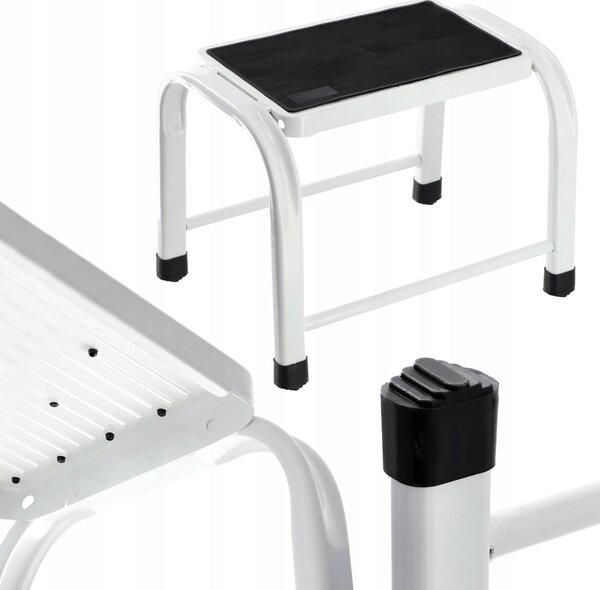 Taburet Kadax bílý 27 cm