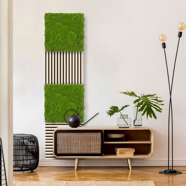 Jangal Modular Wall Design Moss FOREST GREEN BULK 11111, 520 x 520mm, 0,2704m²