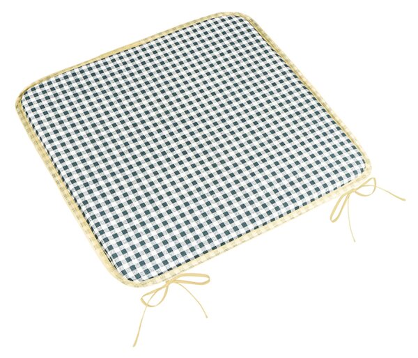 Bellatex Sedák BERTA hladký 40x40 cm Kostička šedá