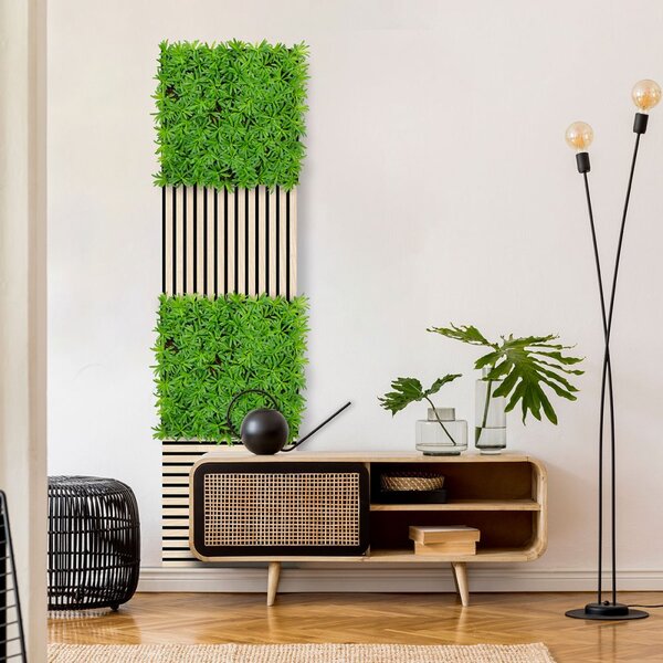 Jangal Modular Wall Nature Design Flora PODOCARPUS TEA TREE 11104, 520 x 520mm, 0,2704m²