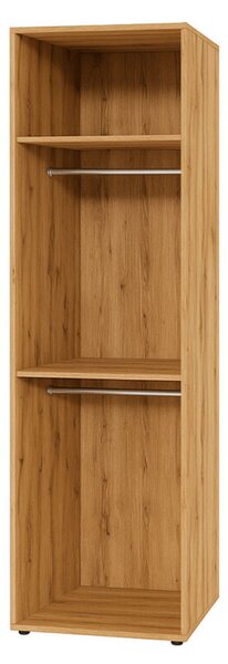 Skříň 6D 260 cm se zrcadlem dub appalačský / kašmír Space