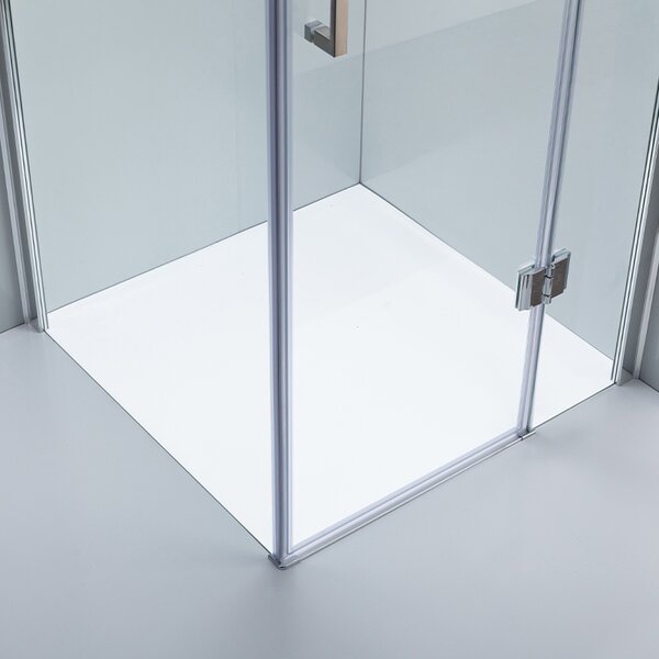 BPS-koupelny Čtvercový sprchový kout ZES KZ1390A 80x80 chrom/transparent - bez vaničky