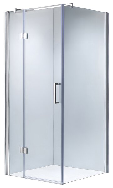 BPS-koupelny Čtvercový sprchový kout ZES KZ1390A 80x80 chrom/transparent - bez vaničky