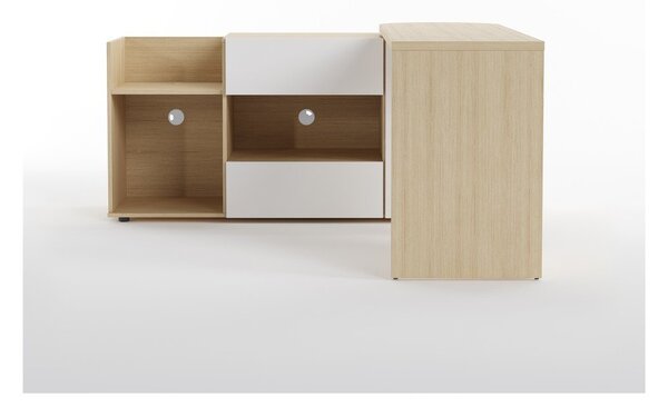 Pracovní stůl s deskou v dubovém dekoru 48x159 cm Tango – TemaHome