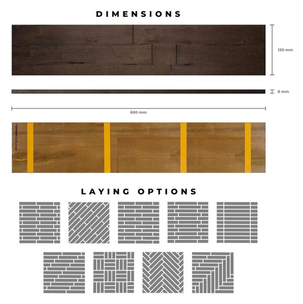 Mywoodwall Arcadian JAVA MWWA005, 0,98m²
