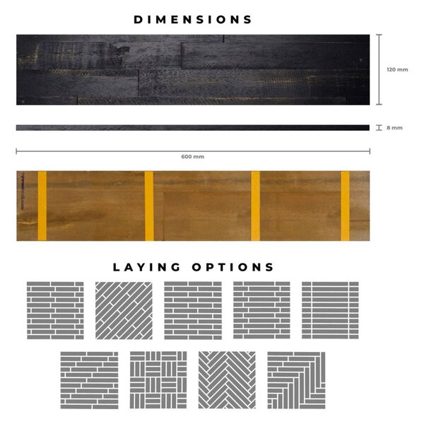 Mywoodwall Arcadian DEEP SPACE MWWA006, 0,98m²