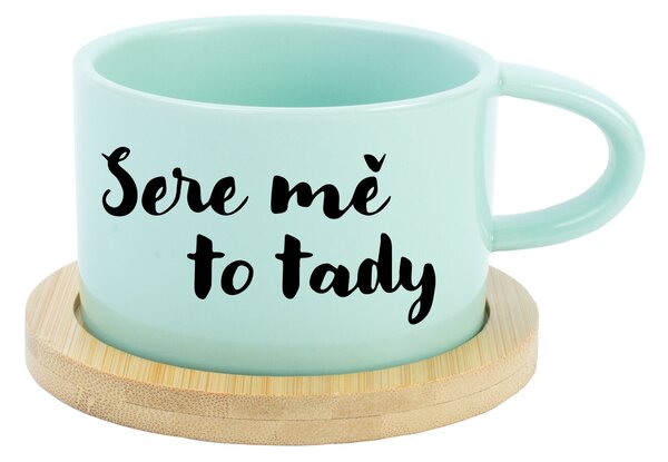 SERE MĚ TO TADY - mint hrníček makronka 200 ml