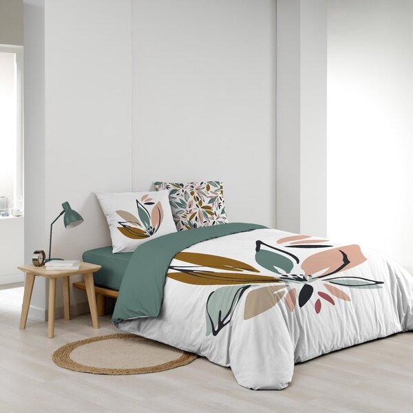 Bílé bavlněné povlečení na dvoulůžko/prodloužené 240x220 cm Octavia – douceur d'intérieur