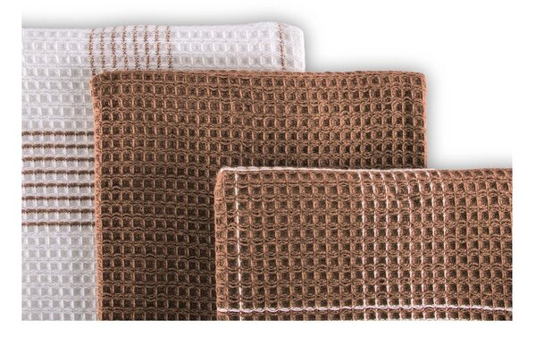 Utěrky v sadě 3 ks 50x76 cm Duo Waffle – ZicZac