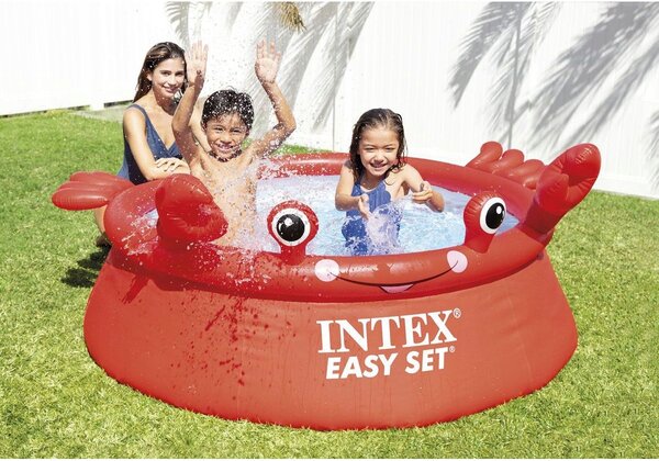 INTEX Bazén 183 x 51 cm červený krab