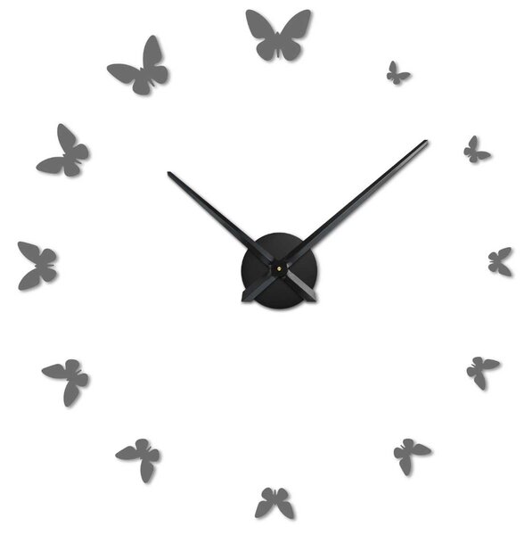 SENTOP | Hodiny na zeď s motýly vytvářejí vizuálně poutavý efekt | SENTOP 12S001 analogové